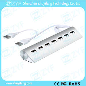 High Grade Aluminum Design 7 Port USB Hub 3.0 (ZYF4104)